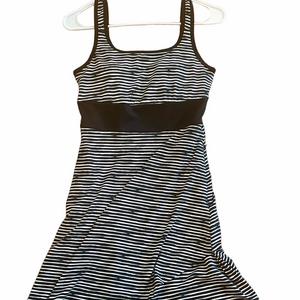 Title Nine Striped Athletic Dress – Built-In Support, Size XS - b7